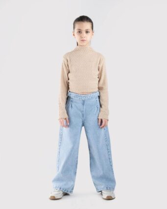 گالری شلوار بگ جین دخترانه عکس اول