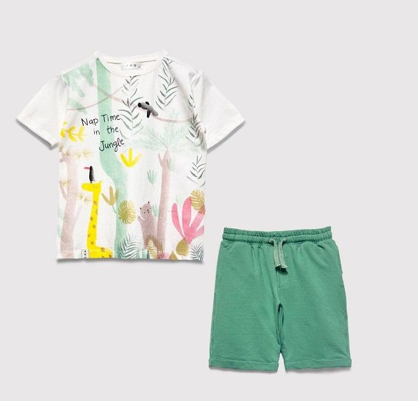 ست راحتی تابستانه طرح جنگل