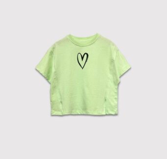 کراپ دخترانه بچه گانه سبز