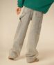 شلوار بگ جین خاکی رنگ کد 01