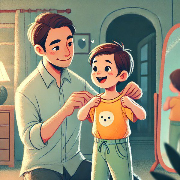 آموزش پوشیدن لباس به کودک