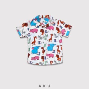 پیراهن هاوایی طرح دایناسور کد 02