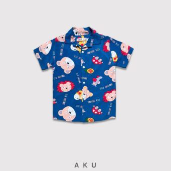 پیراهن هاوایی طرح حیوانات گردالو