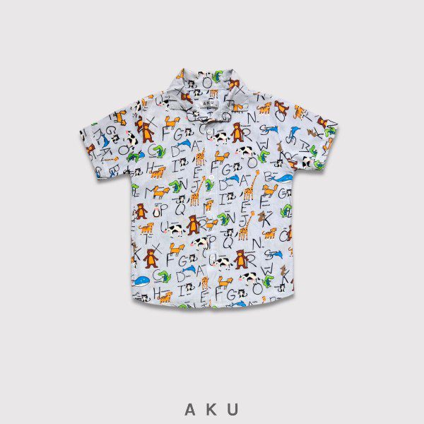 پیراهن هاوایی طرح حیوانات کد 07