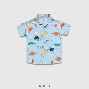 پیراهن هاوایی طرح جنگل دایناسوری