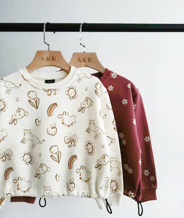 کراپ دورس آستین دار