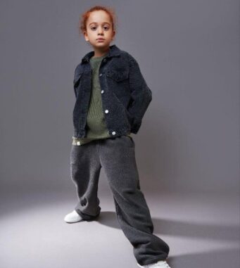 کت جین اسپرت زغالی