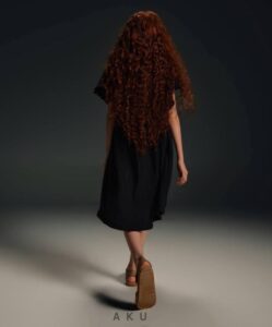 سارافون رنگی موسلین مشکی