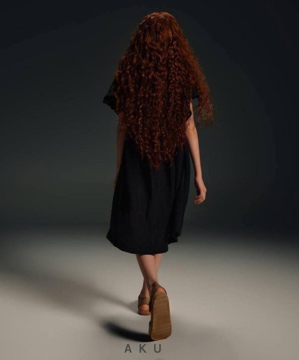 سارافون رنگی موسلین مشکی