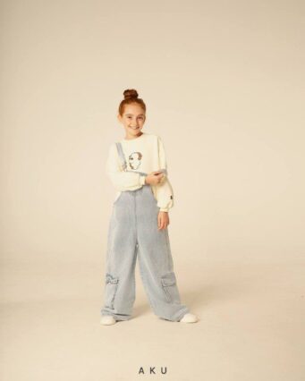 بیلر کارگو جین برند AKU آبی