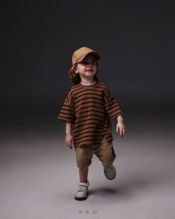 شلوارک لینن کتان برند AKU خاکی رنگ