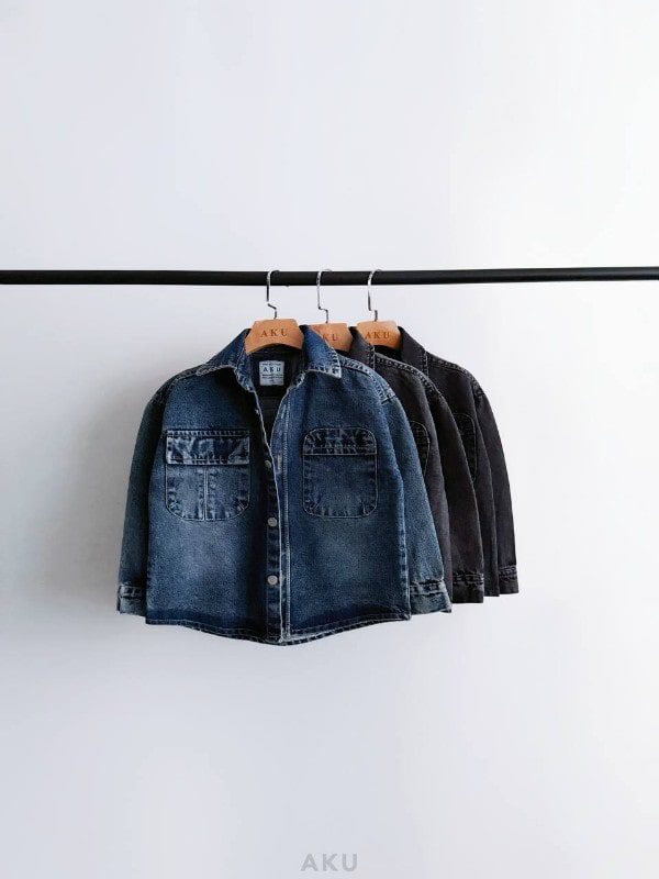 پیراهن جین دو جیب برند AKU