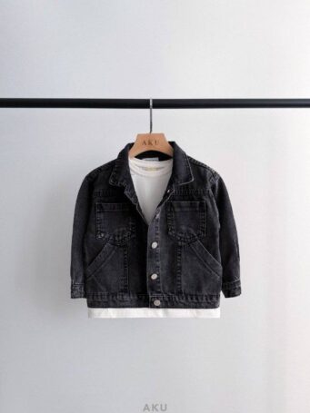 کت جین چهار جیب AKU مشکی