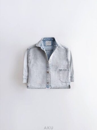 پیراهن جین تک جیب AKU آبی روشن