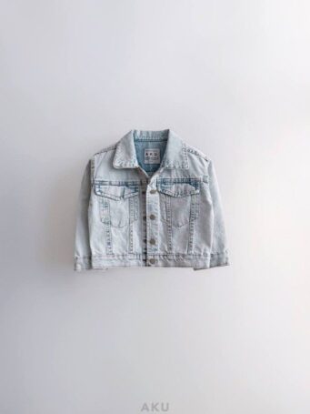 گالری سوم کت جین دو جیب AKU آبی روشن