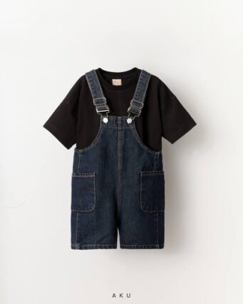 بیلر جین شلوارکی AKU سرمه ای