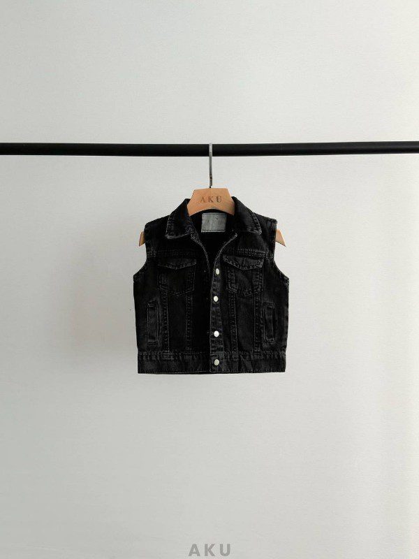 وست جین چهار جیب مشکی