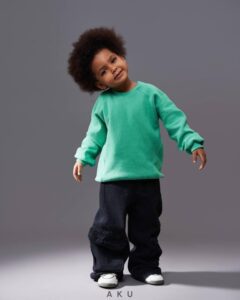 شلوار جین کارگو مشکی