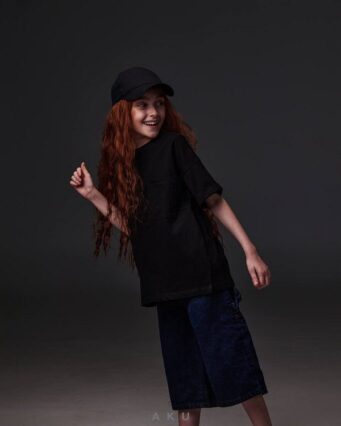 شلوارک هفت جیب جین مشکی