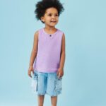 شلوارک جین کارگو اسپرت