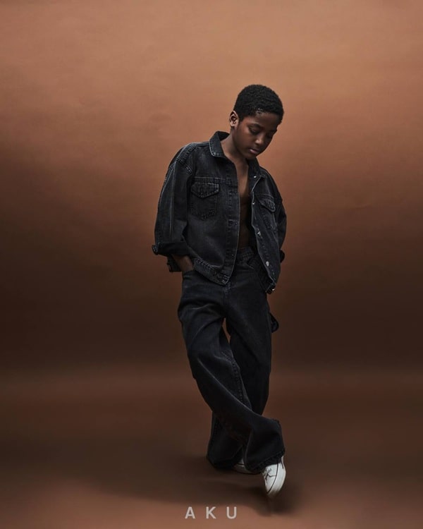 تصویر اول شلوار جین بگ بند دار