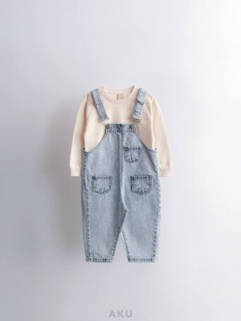 بیلر شلواری جین سه جیب آبی روشن