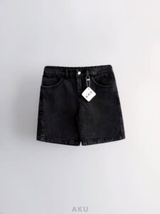 شلوارک مشکی جین