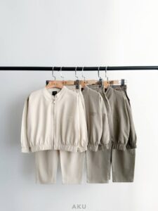 ست بامبر و شلوار کتان