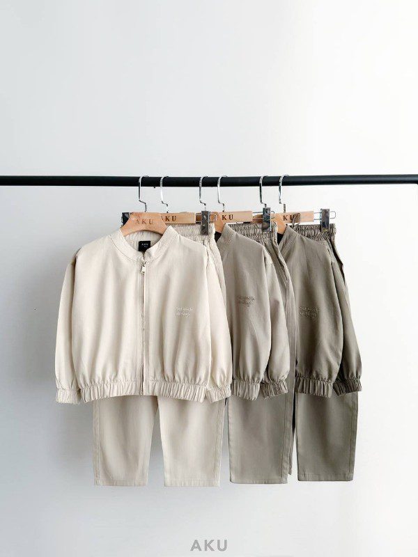 ست بامبر و شلوار کتان