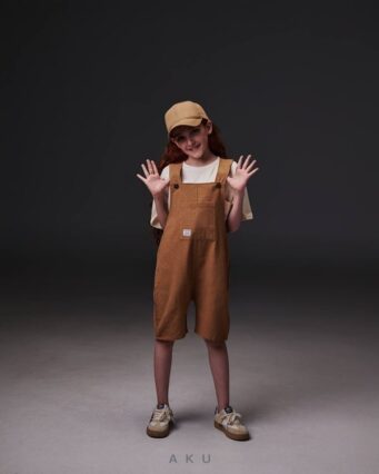 بیلر شلوارکی لینن نارنجی