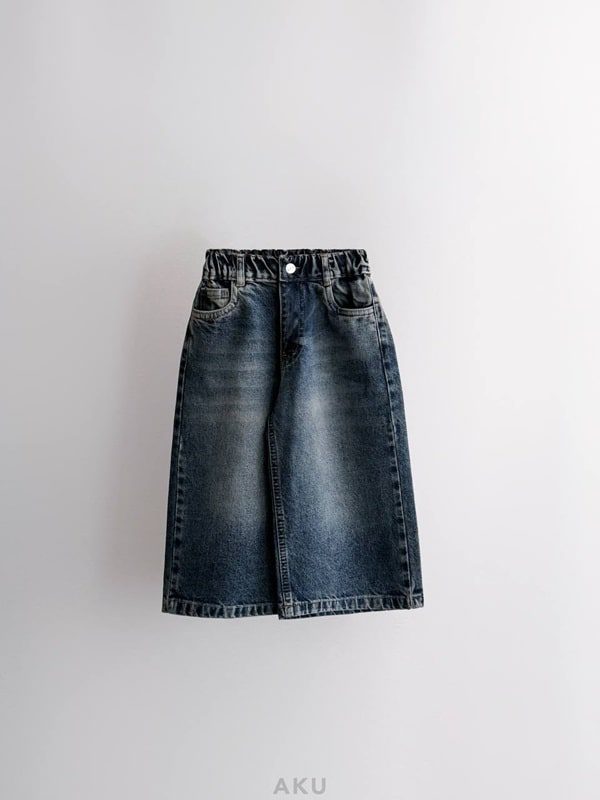 شلوار وایلد لگ جین سرمه ای