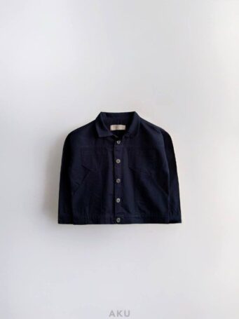 کت دو جیب کتان سرمه ای