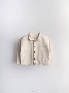 کت دو جیب کتان سفید