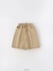 شلوارک کتان دخترانه نسکافه ای
