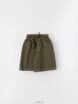شلوارک کتان دخترانه سبز لجنی