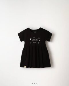 سارافون مشکی پنبه ای