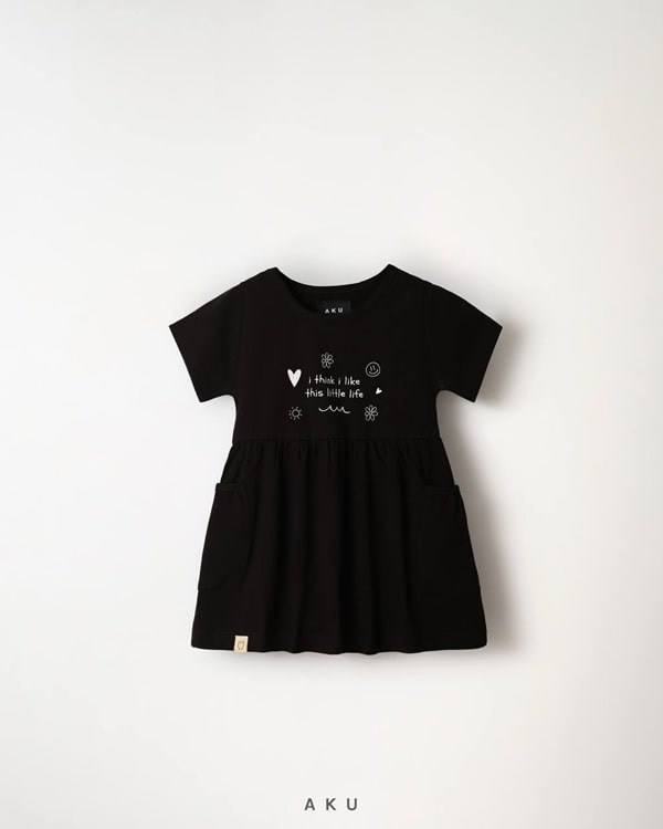 سارافون مشکی پنبه ای