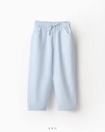 شلوار لینن بچه گانه آبی آسمانی