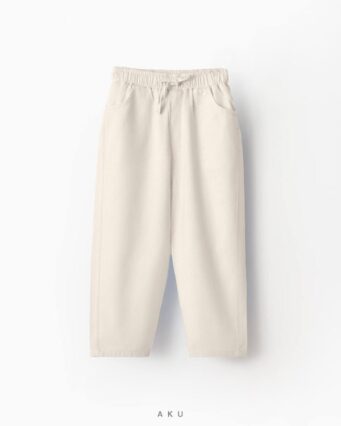 شلوار لینن بچه گانه سفید