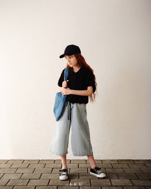 گالری اول پیراهن بند دار دخترانه مشکی