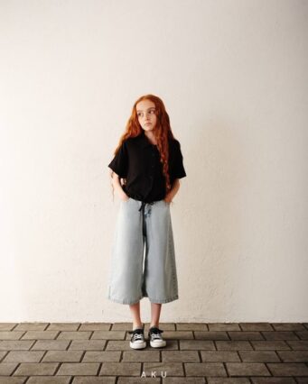 گالری دوم پیراهن بند دار دخترانه مشکی