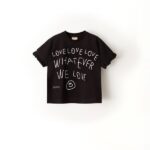 تیشرت سینگل دخترانه مشکی