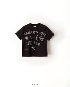 تیشرت سینگل دخترانه مشکی