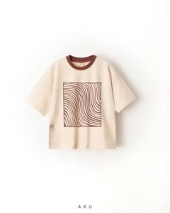 تیشرت طرح موج AKU