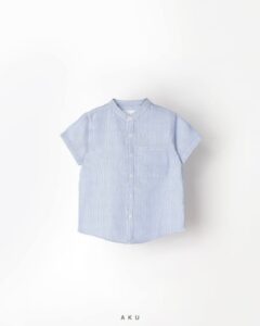 پیراهن (شومیز) راه راه AKU آبی