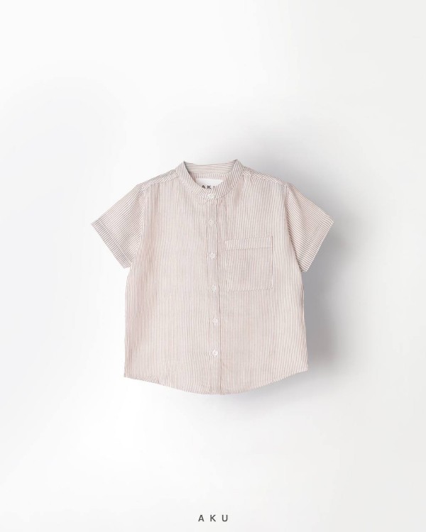 پیراهن (شومیز) راه راه AKU قرمز