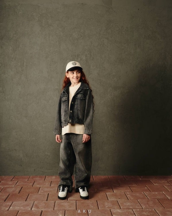 ست شلوار بگ با کت جین