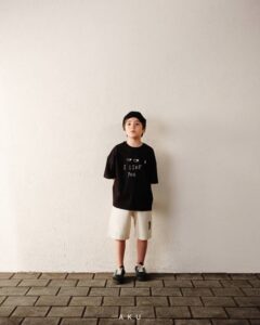 تصویر اول تیشرت طرح I LIKE YOU مشکی AKU