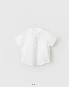 تیشرت پیراهن سفید AKU