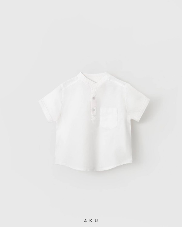 تیشرت پیراهن سفید AKU
